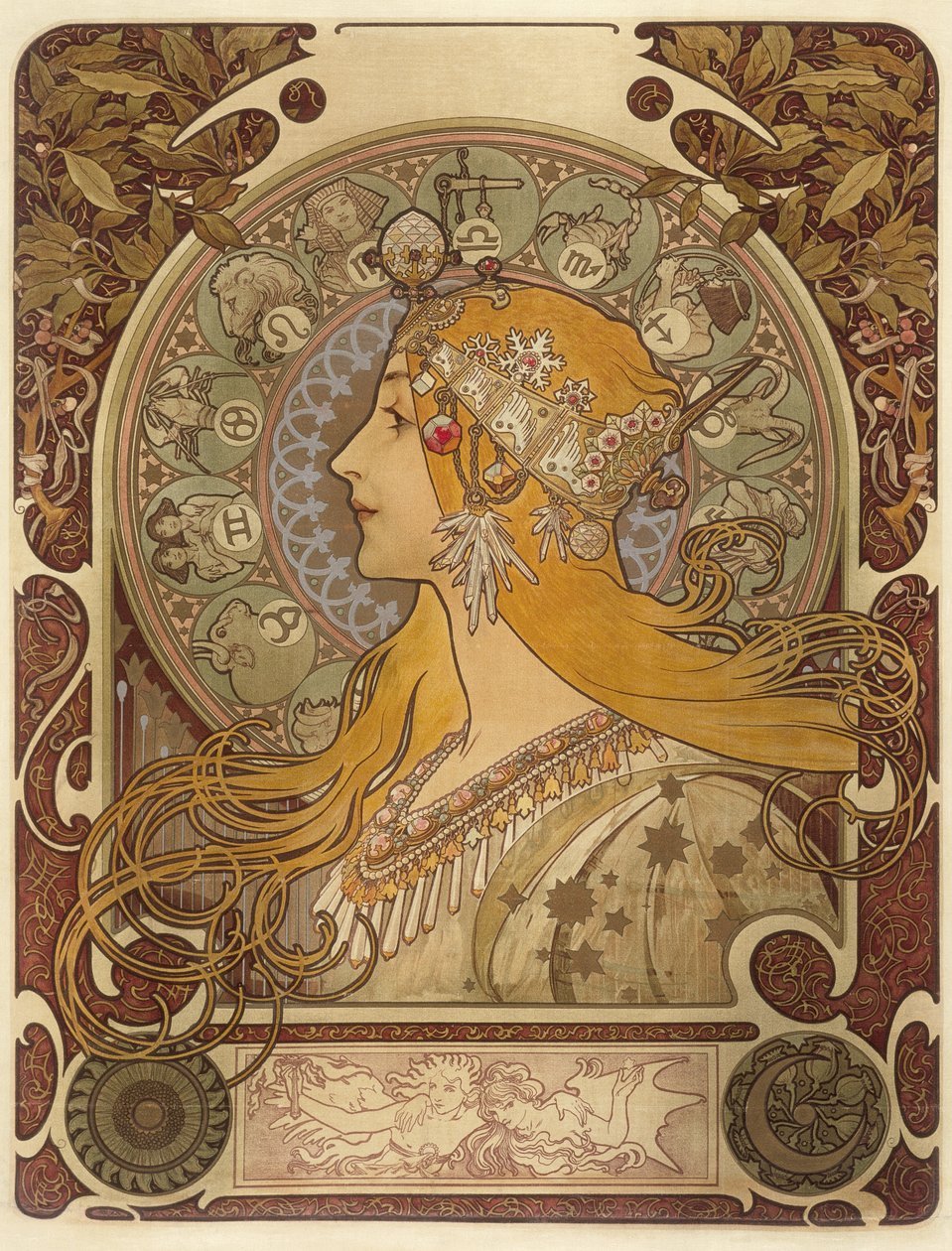 Dyrekretsen av Alphonse Mucha