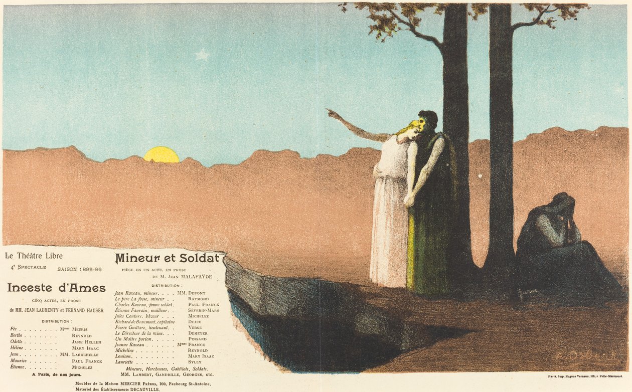 Incest av sjeler; gruvearbeider og soldat av Alphonse Osbert