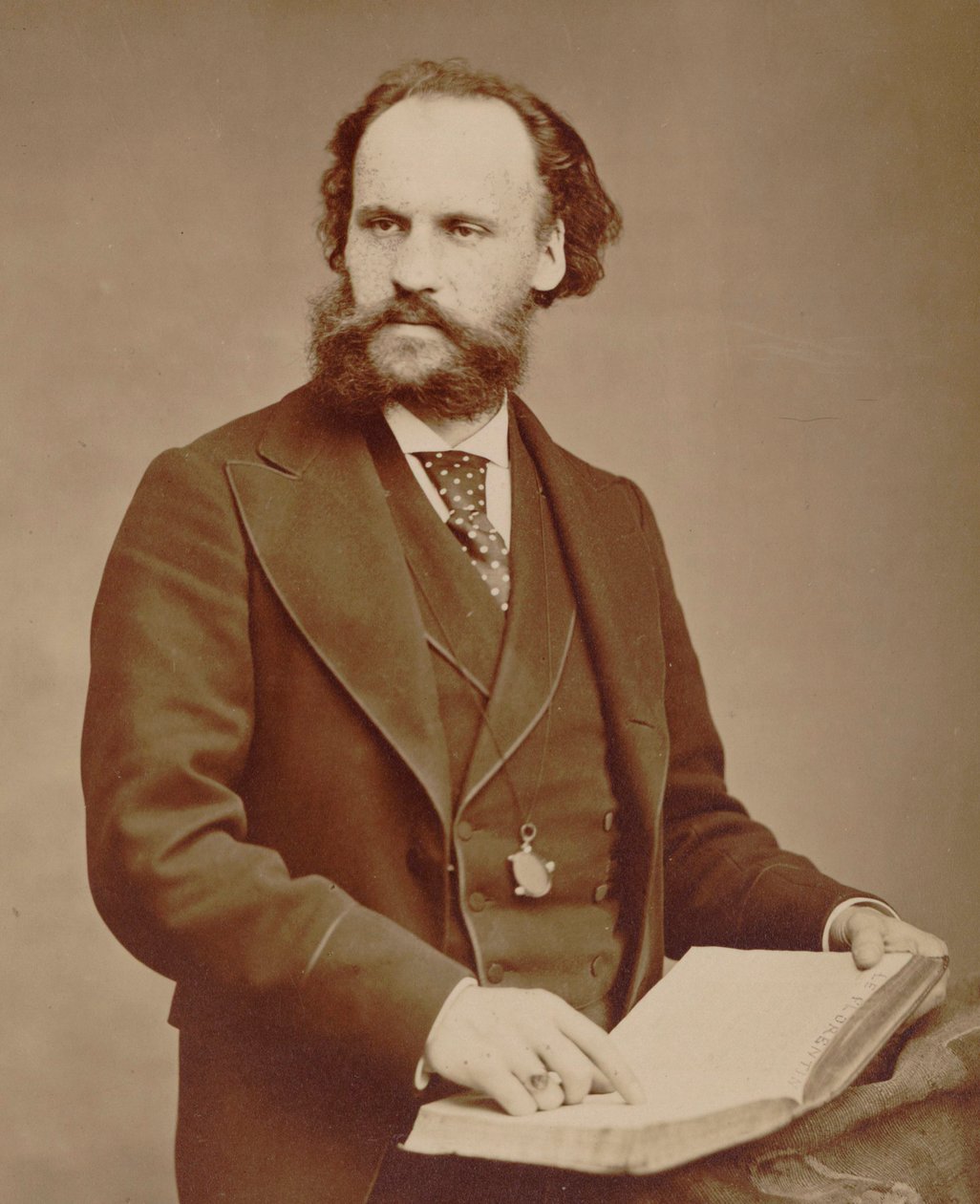 Portrett av komponisten Charles Lenepveu 1840-1910, 1875. av Alphonse Terpereau