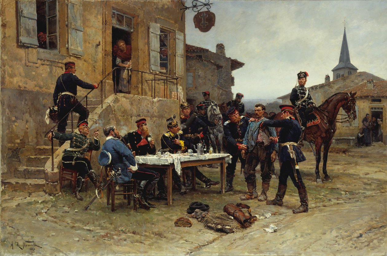 Sendebæreren, 1880. av Alphonse de Neuville