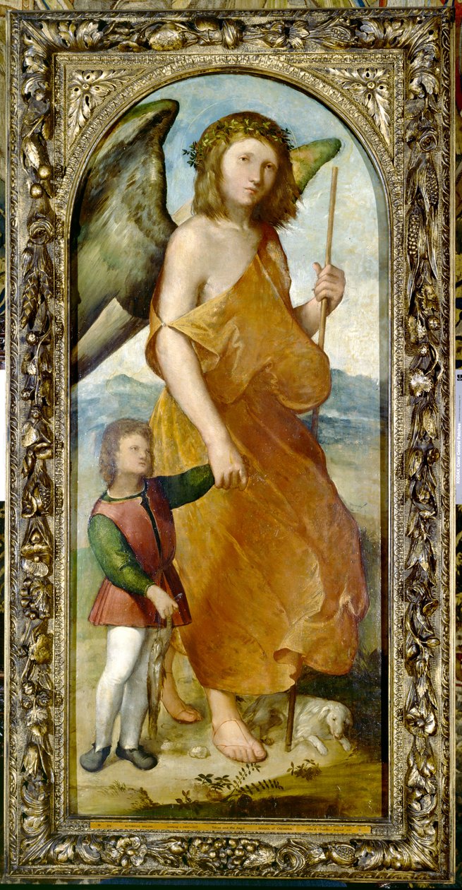 Tobias og engelen, 1400-tallet av Altobello Meloni