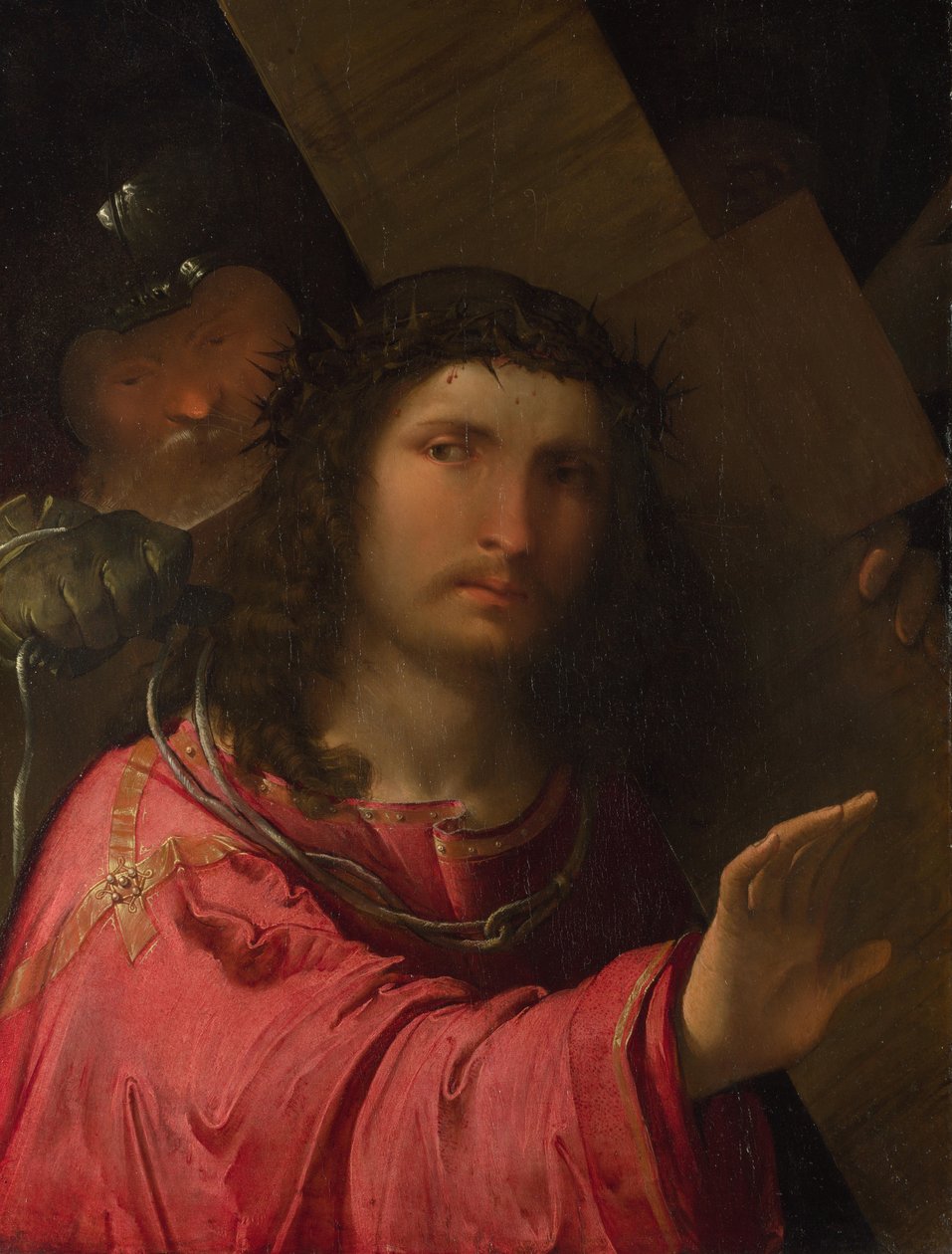 Kristus bærer korset, ca 1515 av Altobello Melone