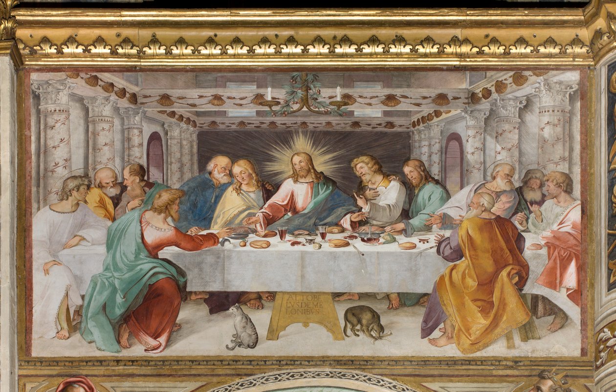 Presbytery, Eightth South Span, Last Supper, Altobello Melon av Altobello Melone