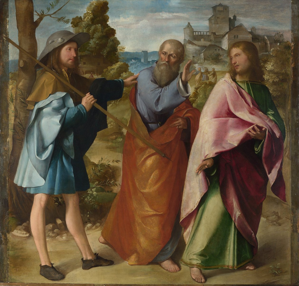 Veien til Emmaus av Altobello Melone