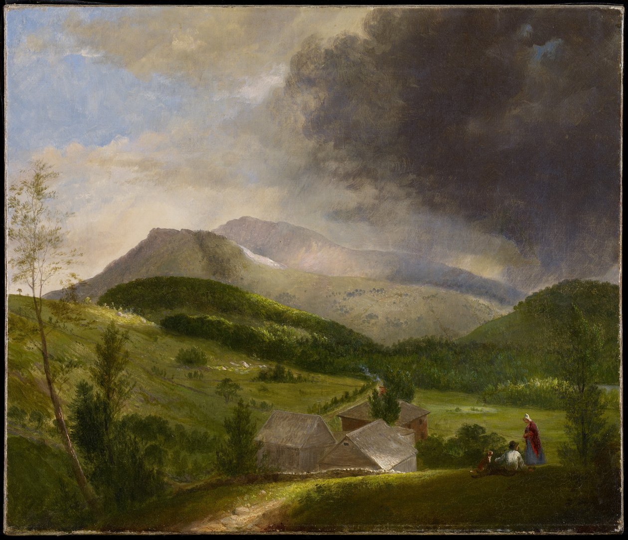 Nærmer seg storm, hvite fjell, 1820-årene av Alvan Fisher