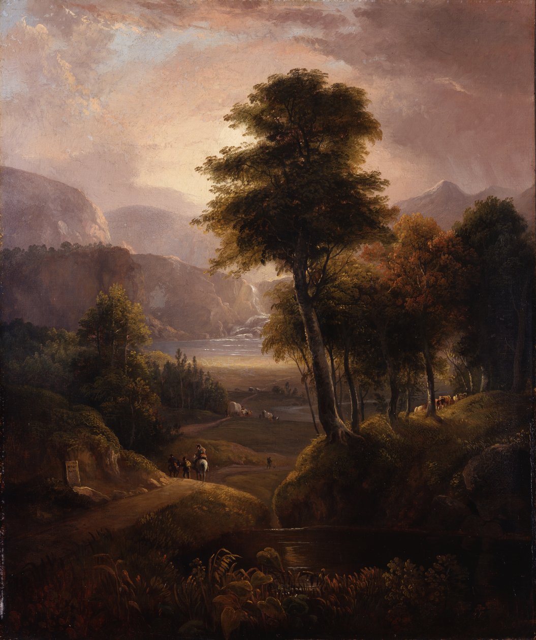 Overbygde vogner i Rockies, 1837 av Alvan Fisher