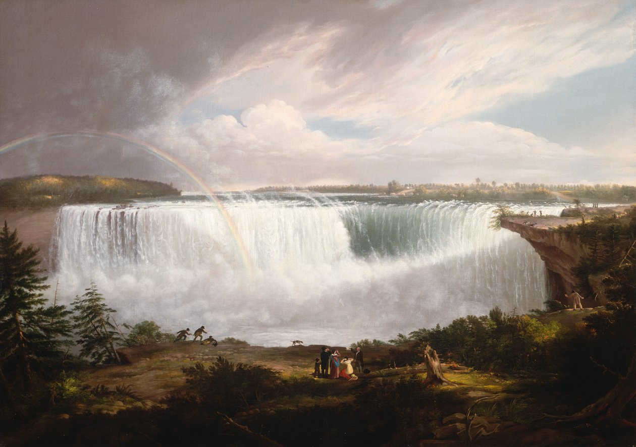 The Great Horseshoe Fall, Niagara, 1820. av Alvan Fisher