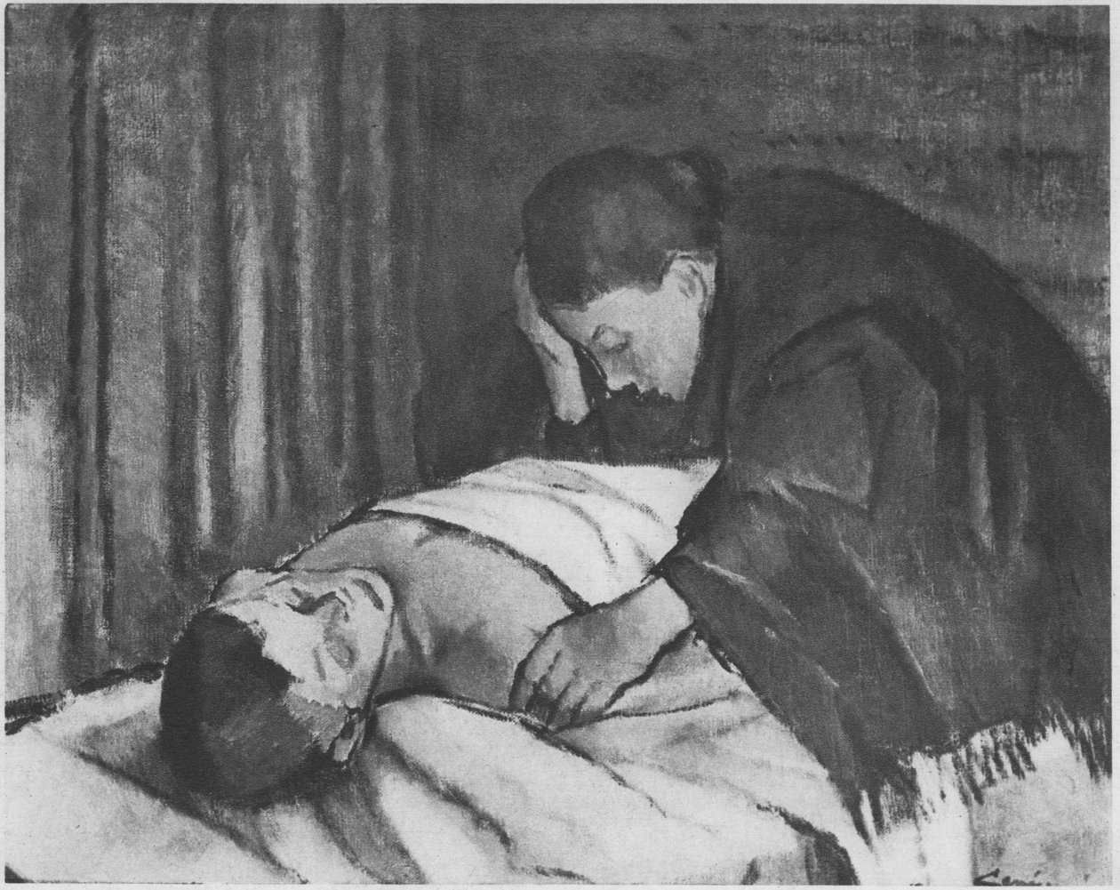 Pieta. Beskrivelse i henhold til kilder Engelsk: Pieta - bruker folk i Finland.n av Alvar Cawén