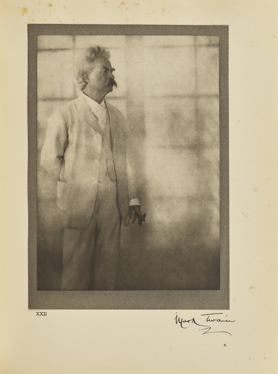 Mark Twain (Samuel Langhorne Clemens) av Alvin Langdon Coburn