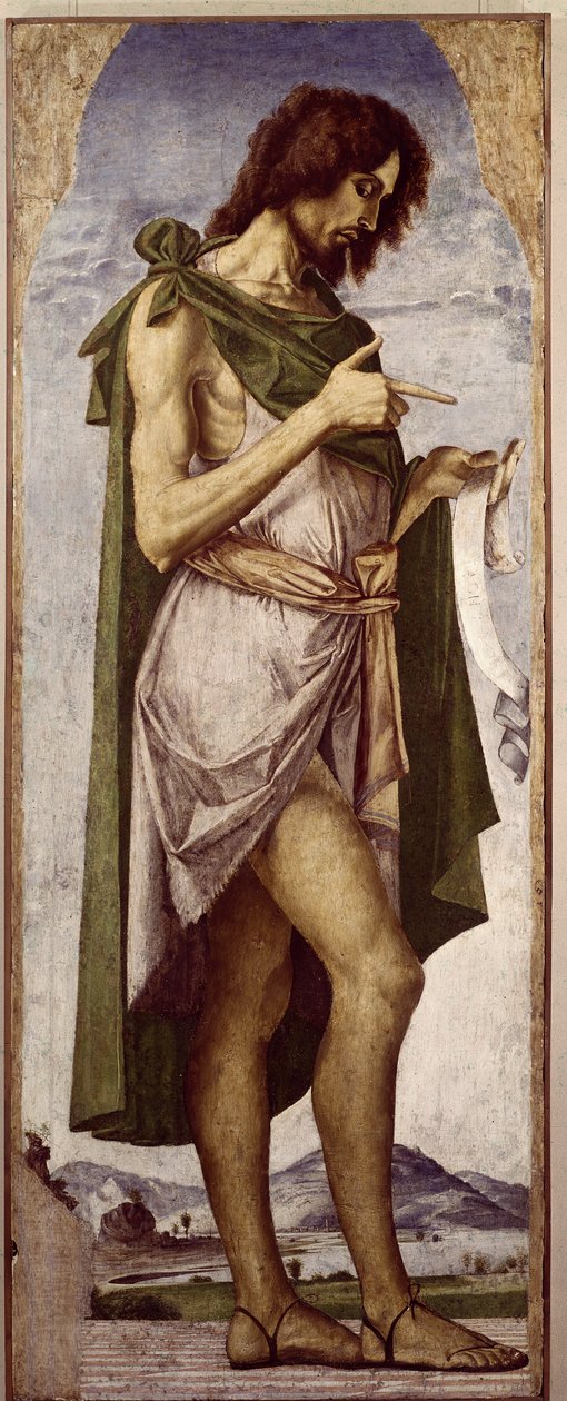 St. Johannes døperen, ca. 1480 (olje om bord) av Alvise Vivarini