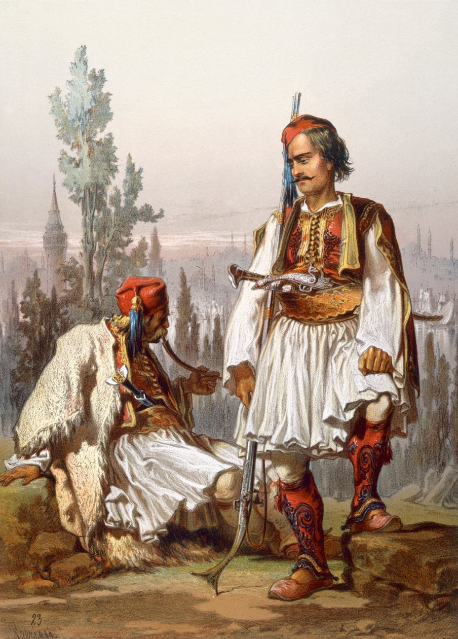 Albanere, 1865 av Amadeo Preziosi