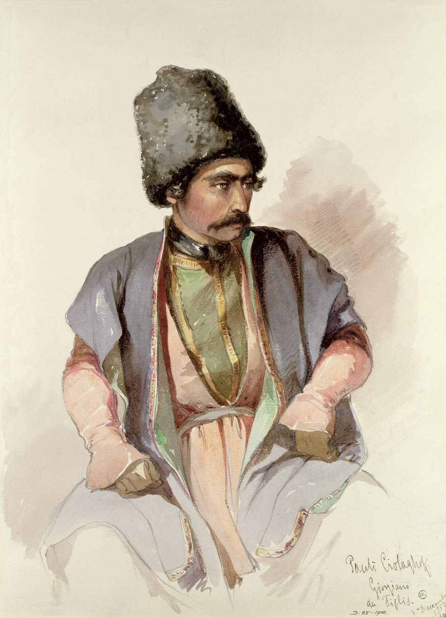 Paul - En georgier fra Tiflis, 1852 av Amadeo Preziosi