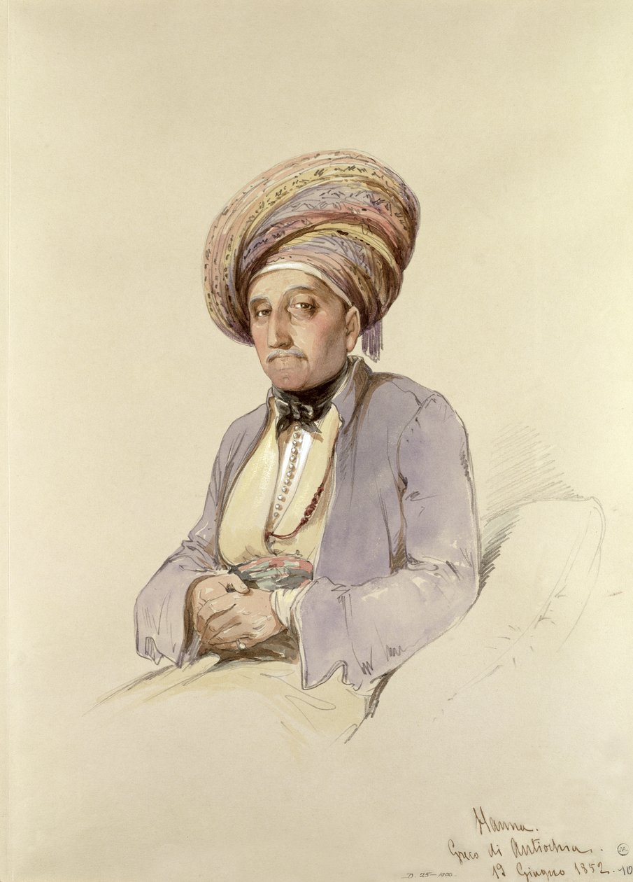 Hanna - En greker fra Antiokia, 1852 av Amadeo Preziosi