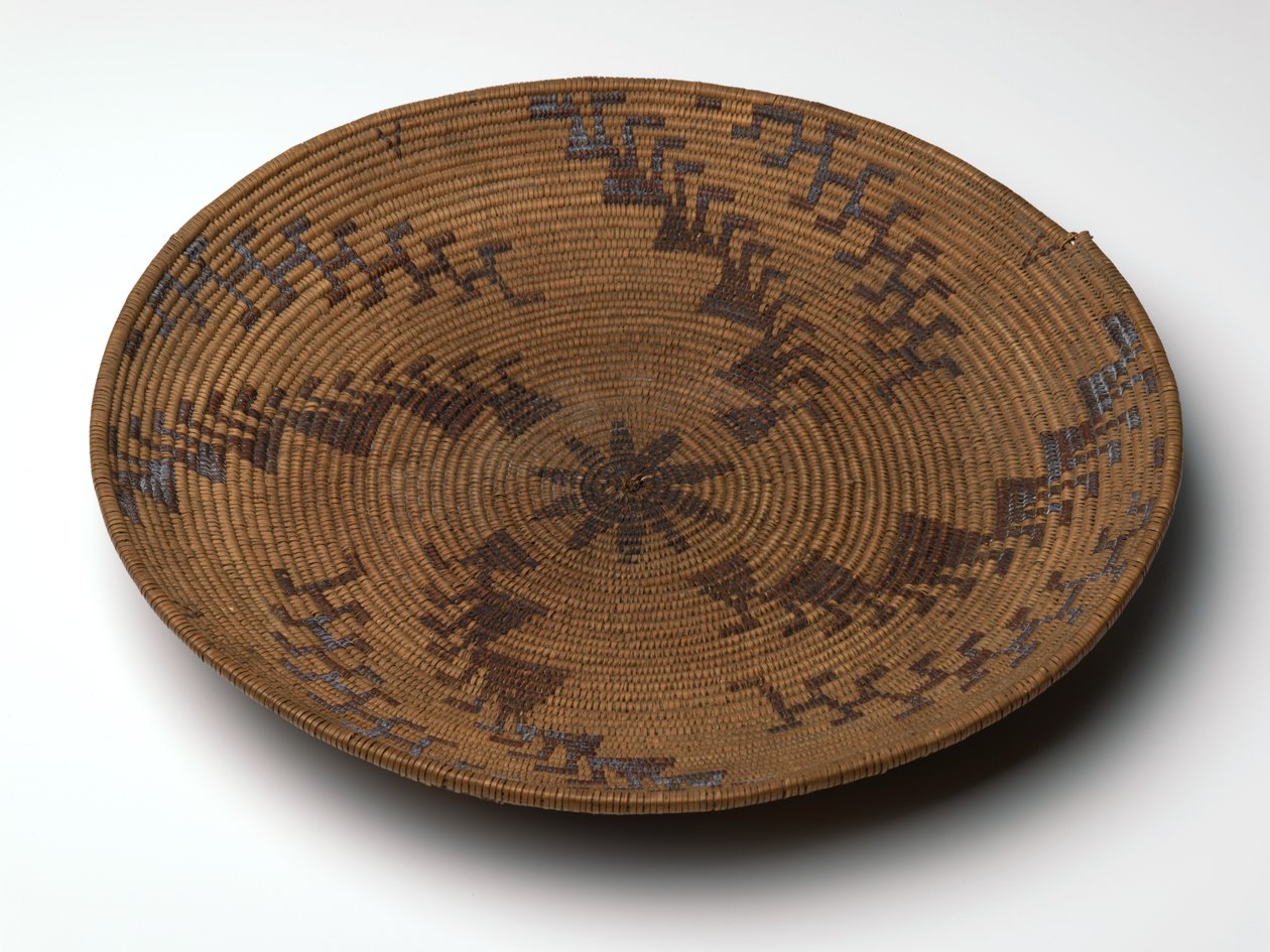 Siktebrett for eikenøtter, ca. 1860-1909 (lønn, rødknoppbark og pil) av Amanda Wilson