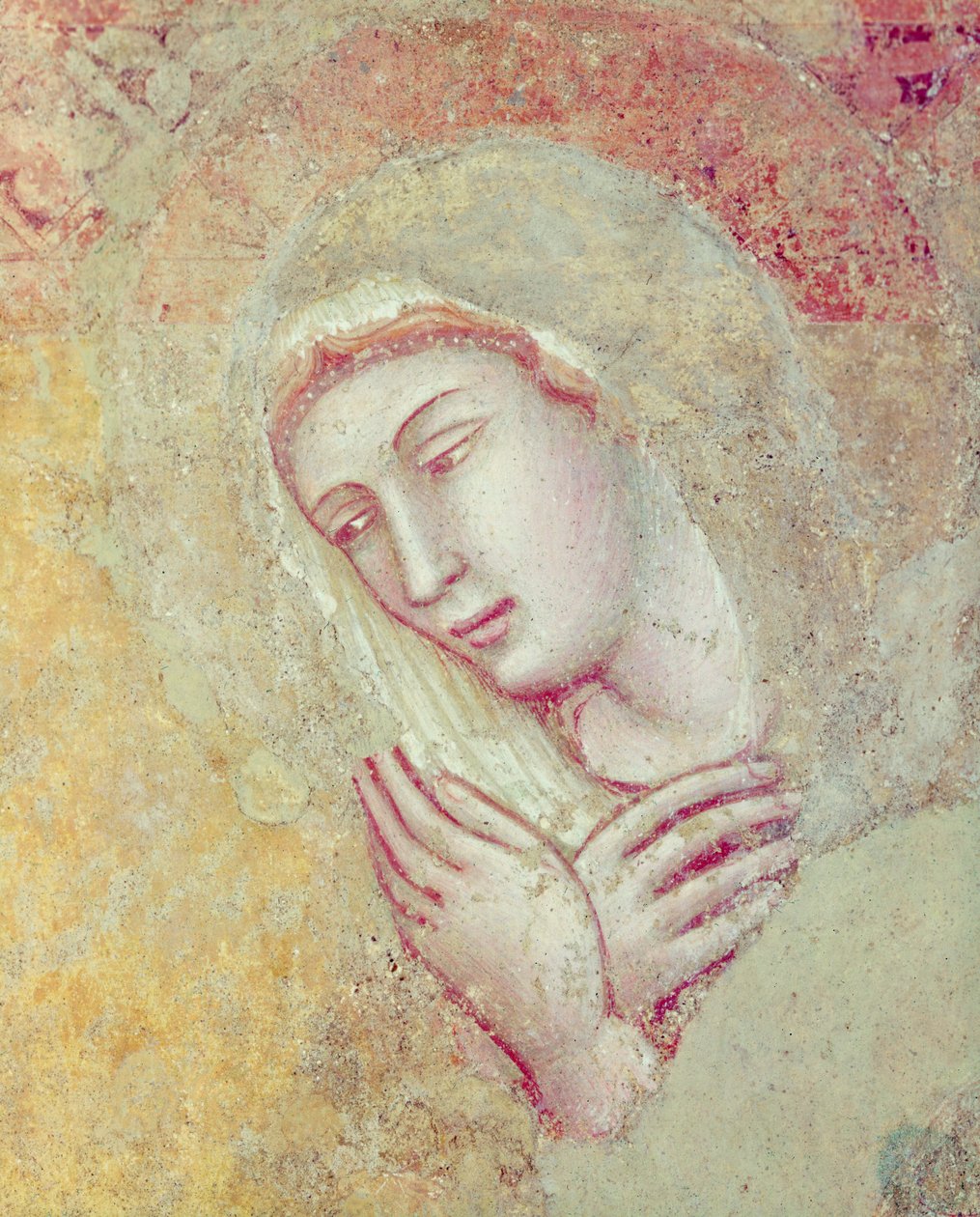 Detalj av kunngjøringen (detalj av 394520) av Ambrogio Lorenzetti