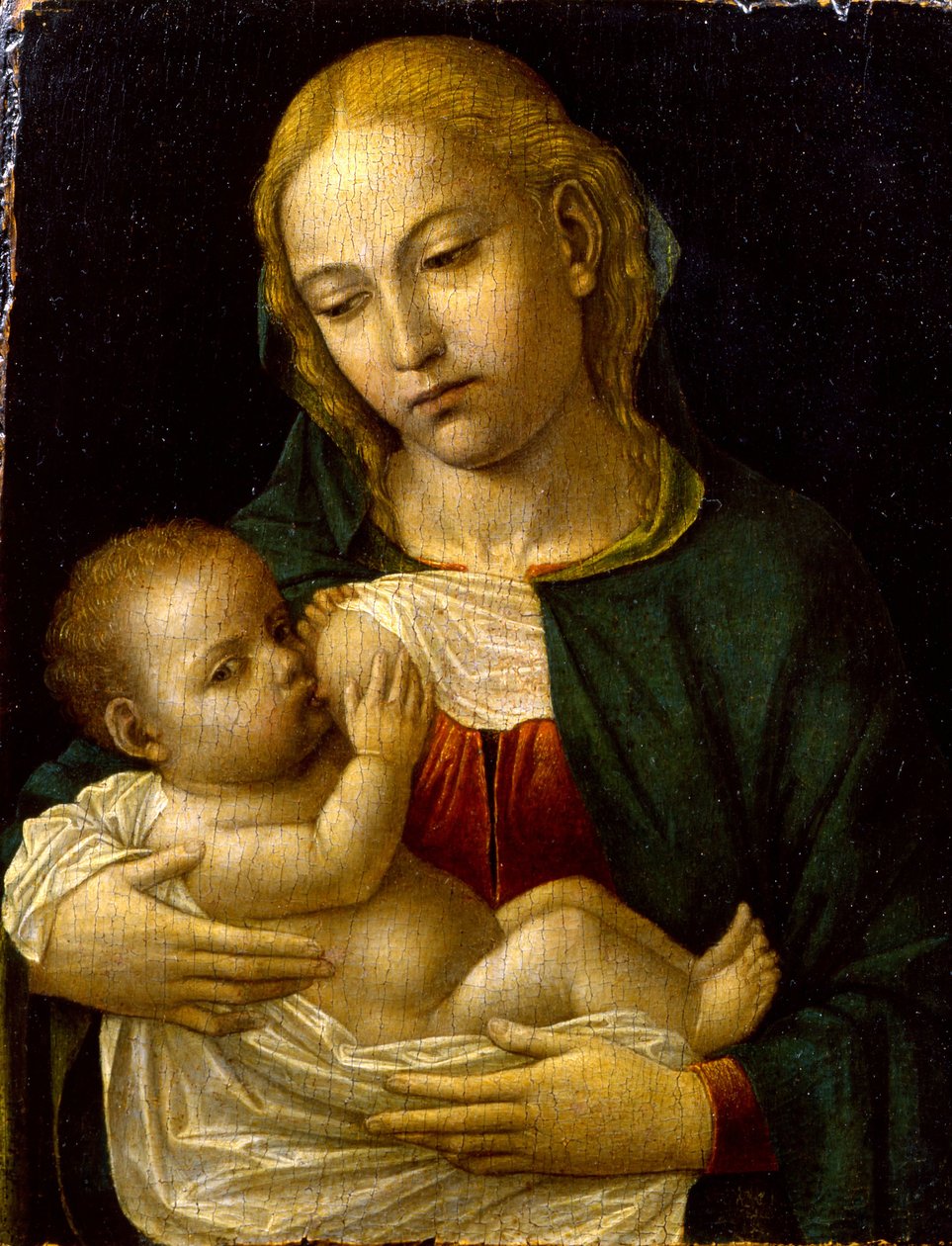 Madonna del Latte, ca 1485 av Ambrogio Bergognone
