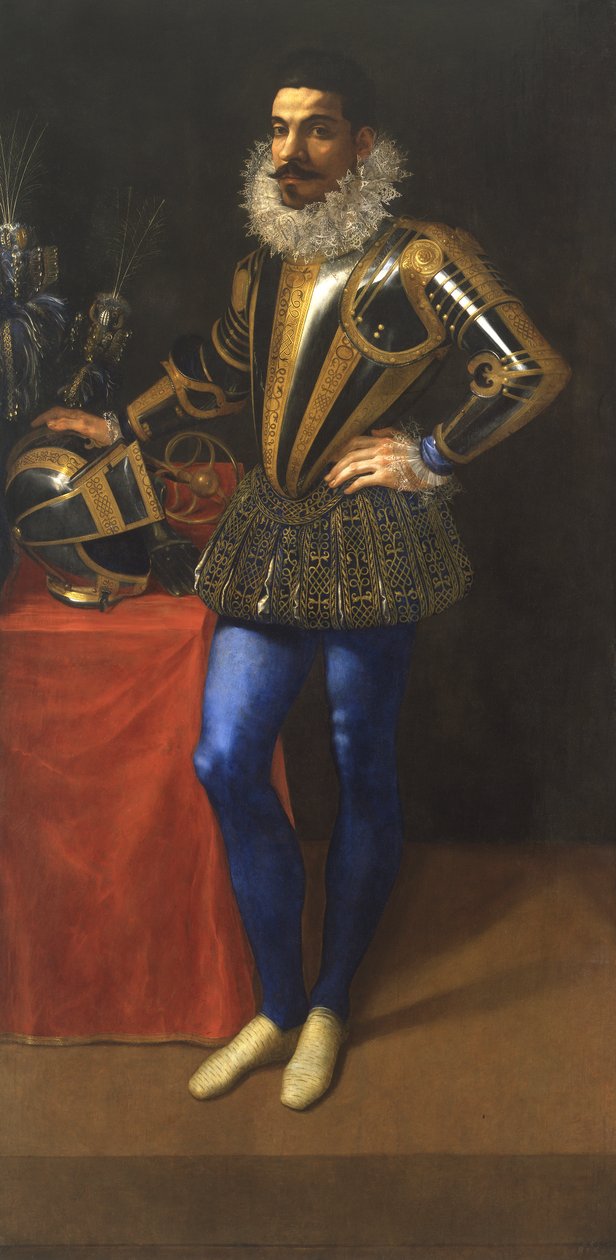 Portrett av Lucio Foppa, ca. 1590 (olje på panel) av Ambrogio Giovanni Figino