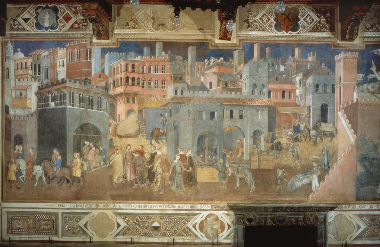 Godt styresett av Ambrogio Lorenzetti