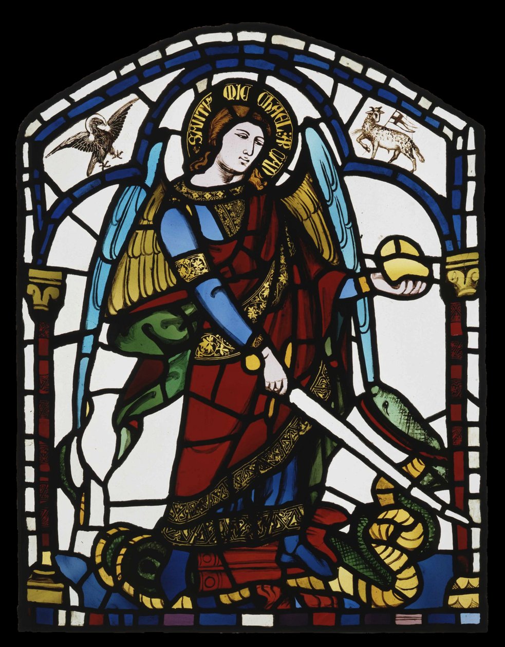Erkeengelen Mikael, ca 1326. av Ambrogio Lorenzetti