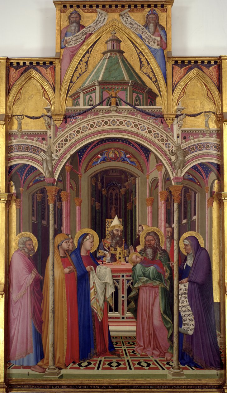 Presentasjonen i tempelet, 1342 av Ambrogio Lorenzetti