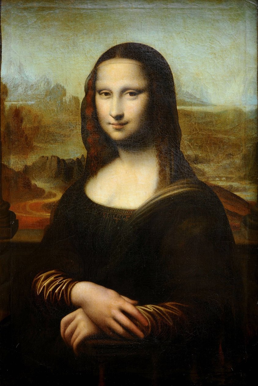 La Gioconda, etter Leonardo da Vinci, ca. 1600 (olje på lerret) av Ambroise Dubois