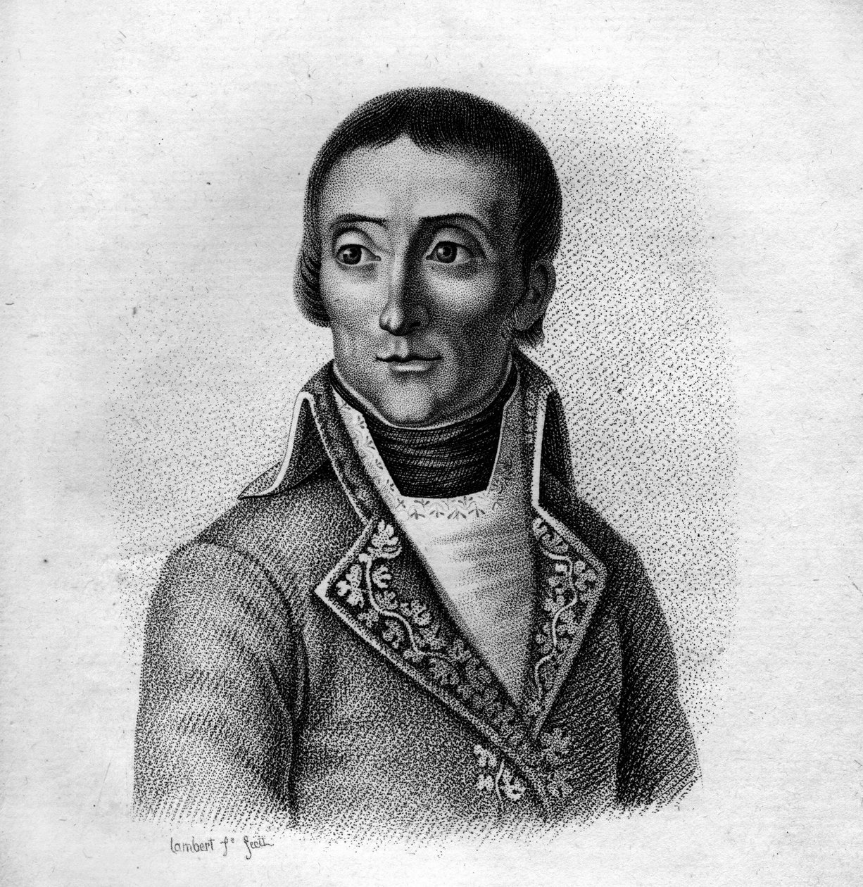 Admiral Eustache Bruix (1759-1805) - i” Portretter av de franske generalene etter franskmennenes seire og erobringer”” Gravert av Ambroise Tardieu i 1818. Stella Collection. av Ambroise Tardieu