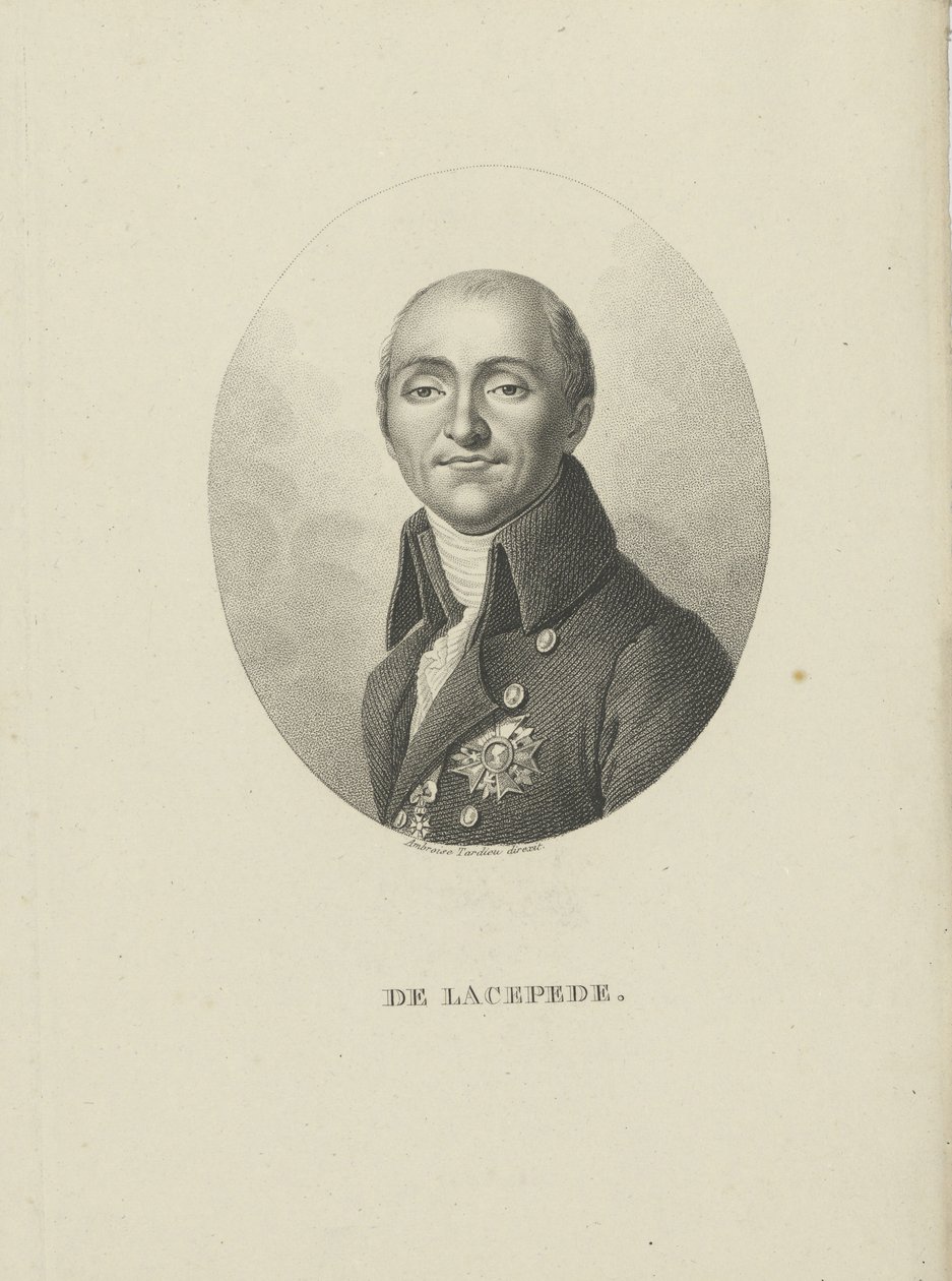 Bernard-Germain-Etienne de la Ville-sur-Illon, greve av Lacépède 1756-1815, ca. 1810. av Ambroise Tardieu