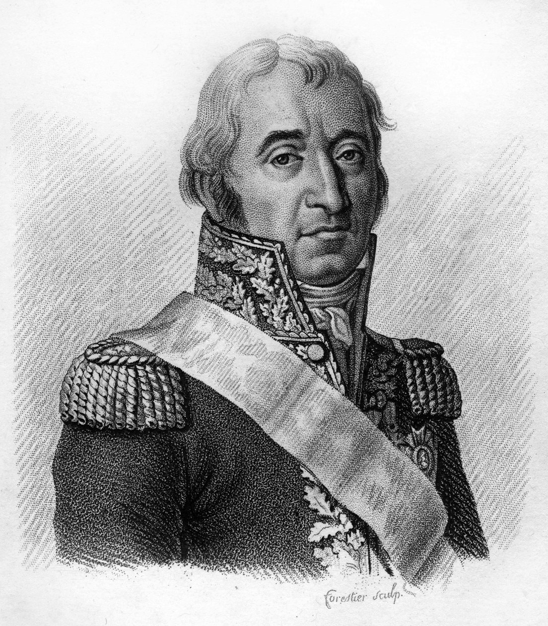François CHASSELOUP LAUBAT (1754-1833) - in “Portraits des généraux français en suite les victoires et conquêtes des Français””. Engraved by Ambroise Tardieu in 1818. Stella Collection. av Ambroise Tardieu