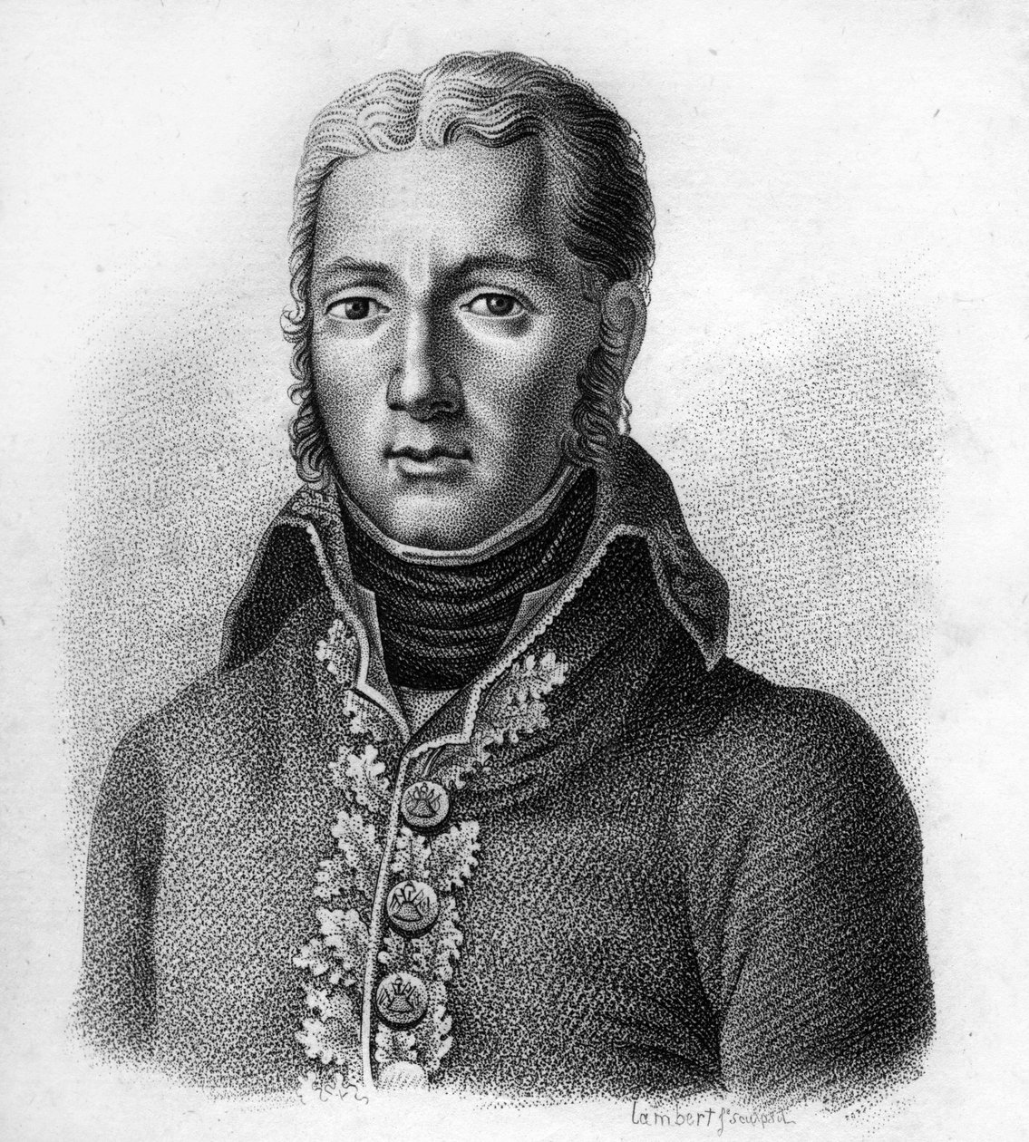 Jean Victor (Jean-Victor) Moreau (1763-1813), fransk general. i "Portretter av franske generaler etter franskmennenes seire og erobringer"". Gravert av Ambroise Tardieu i 1818. Stella Collection. av Ambroise Tardieu