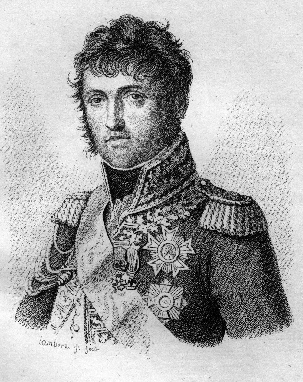 John of God Nicolas Soult, Duke of Dalmatia. Géneral puis Maréchal de France (1769 - 1851) in “” Portraits des généraux français en suite aux victoires et conquêtes des Français”” Engraved by Ambroise Tardieu in 1818. Stella Collection. av Ambroise Tardieu