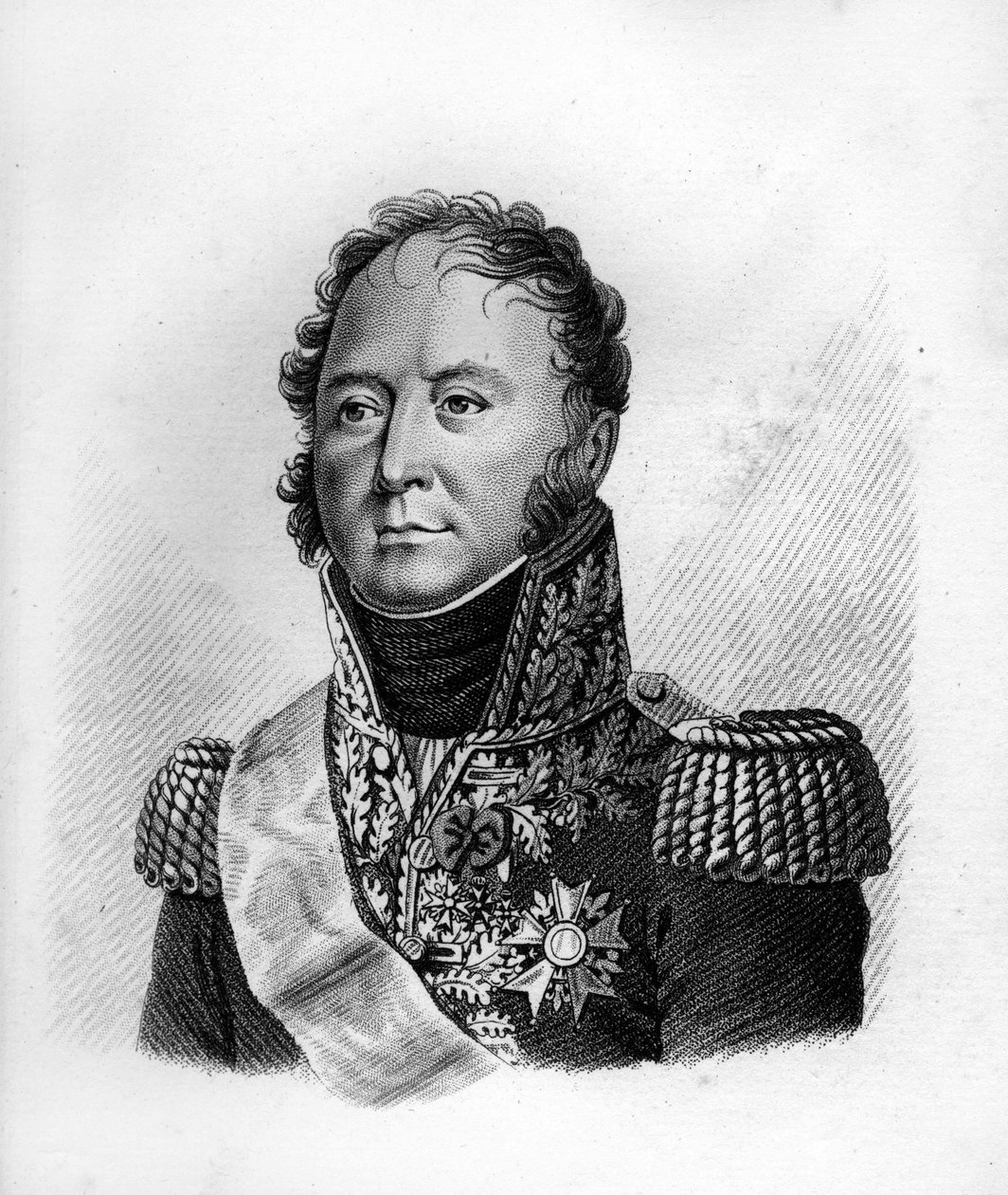 General Augustin Daniel BELLIARD (1769-1832) - i "Portretter av de franske generalene etter franskmennenes seire og kamper"". Gravert av Ambroise Tardieu i 1818. Stella Collection. av Ambroise Tardieu