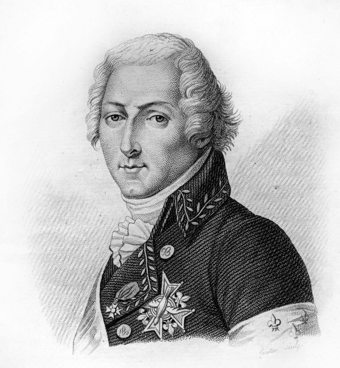 Louis Antoine Henri de Bourbon, hertug av Enghien Prins av huset til Bourbon (1772 til 1804) - i "Portretter av franske generaler etter franskmennenes seire og erobringer"". Gravert av Ambroise Tardieu i 1818. Stella Collection. av Ambroise Tardieu