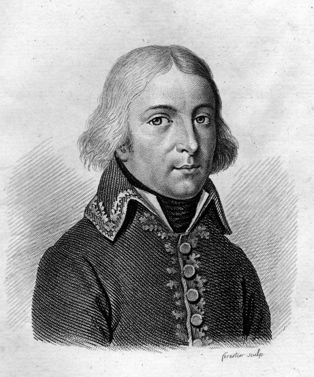 Portrett av Elzeard Auguste Cousin de Dommartin av Ambroise Tardieu