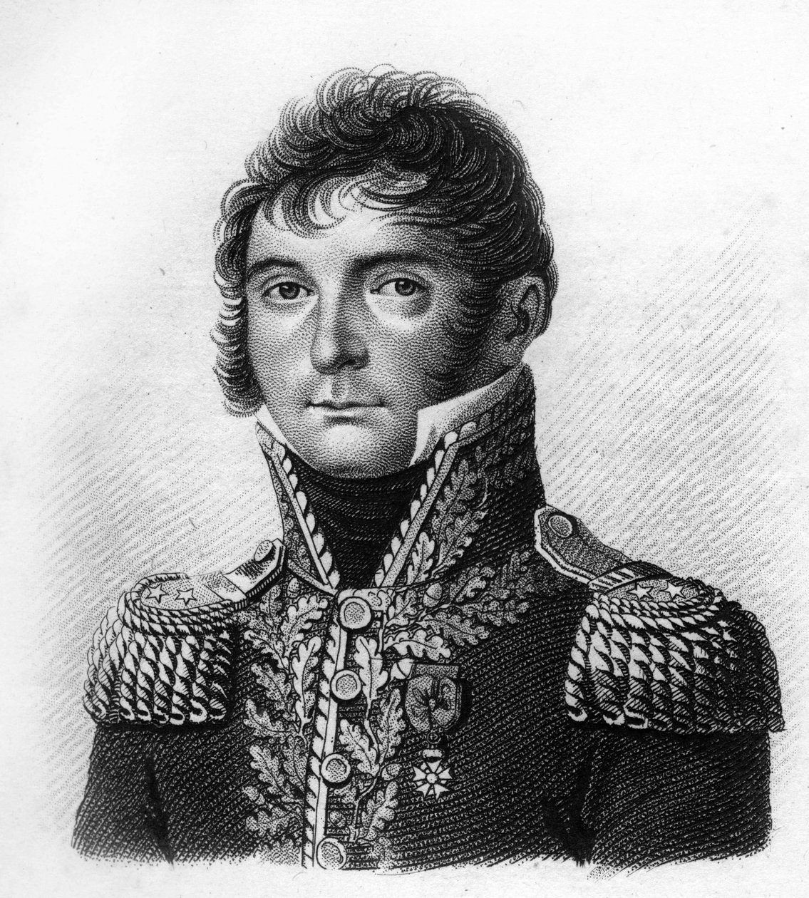 Samuel François LõHERITIER (The Heritier) (1772-1829) - i" Portretter av de franske generalene etter franskmennenes seire og erobringer". Gravert av Ambroise Tardieu i 1818. Stella Collection. av Ambroise Tardieu