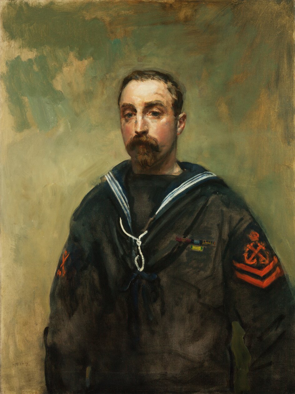 Petty Officer E Pitcher VC, 1918 av Ambrose McEvoy