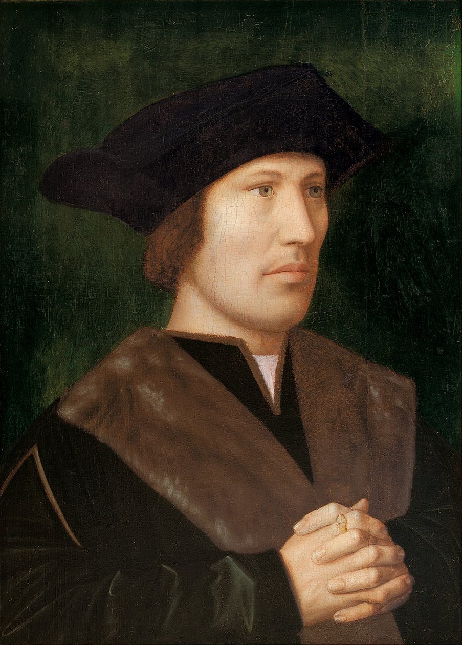 Mann som ber av Ambrosius Benson