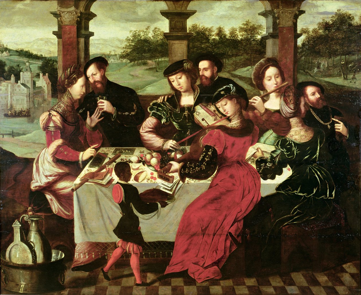 Konserten etter måltidet av Ambrosius Benson