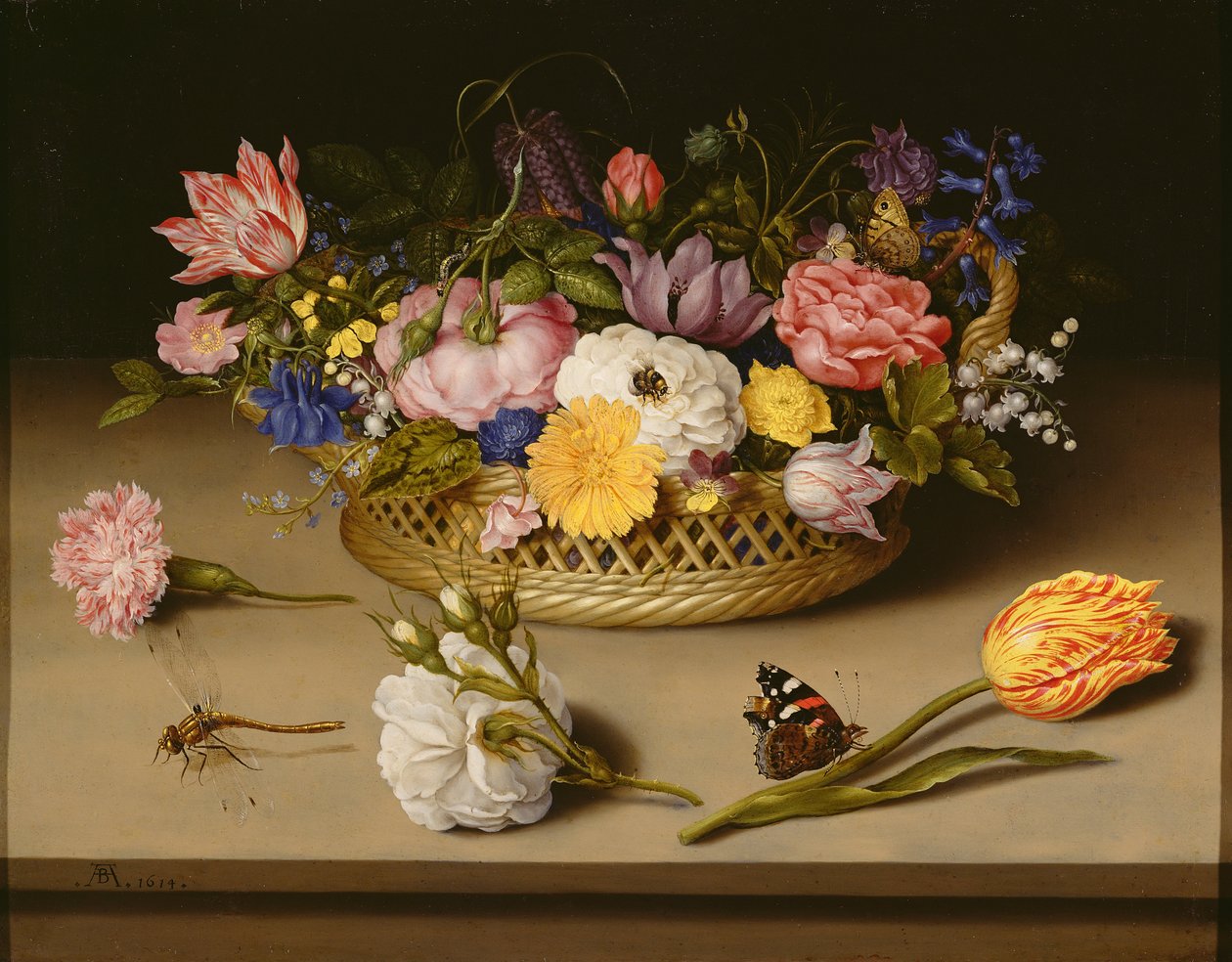 Blomsterstilleben av Ambrosius the Elder Bosschaert