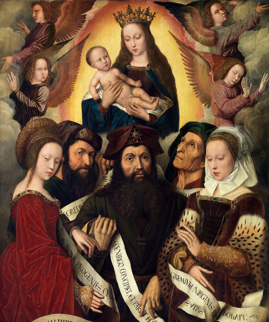 Deipara Jomfruen (olje på panel) av Ambrosius Benson