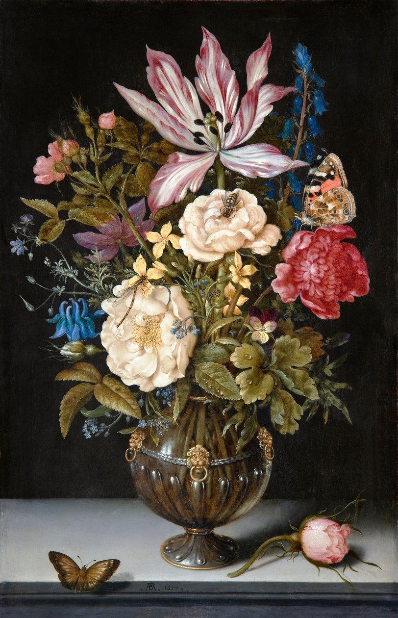 Stilleben med blomster av Ambrosius the Elder Bosschaert