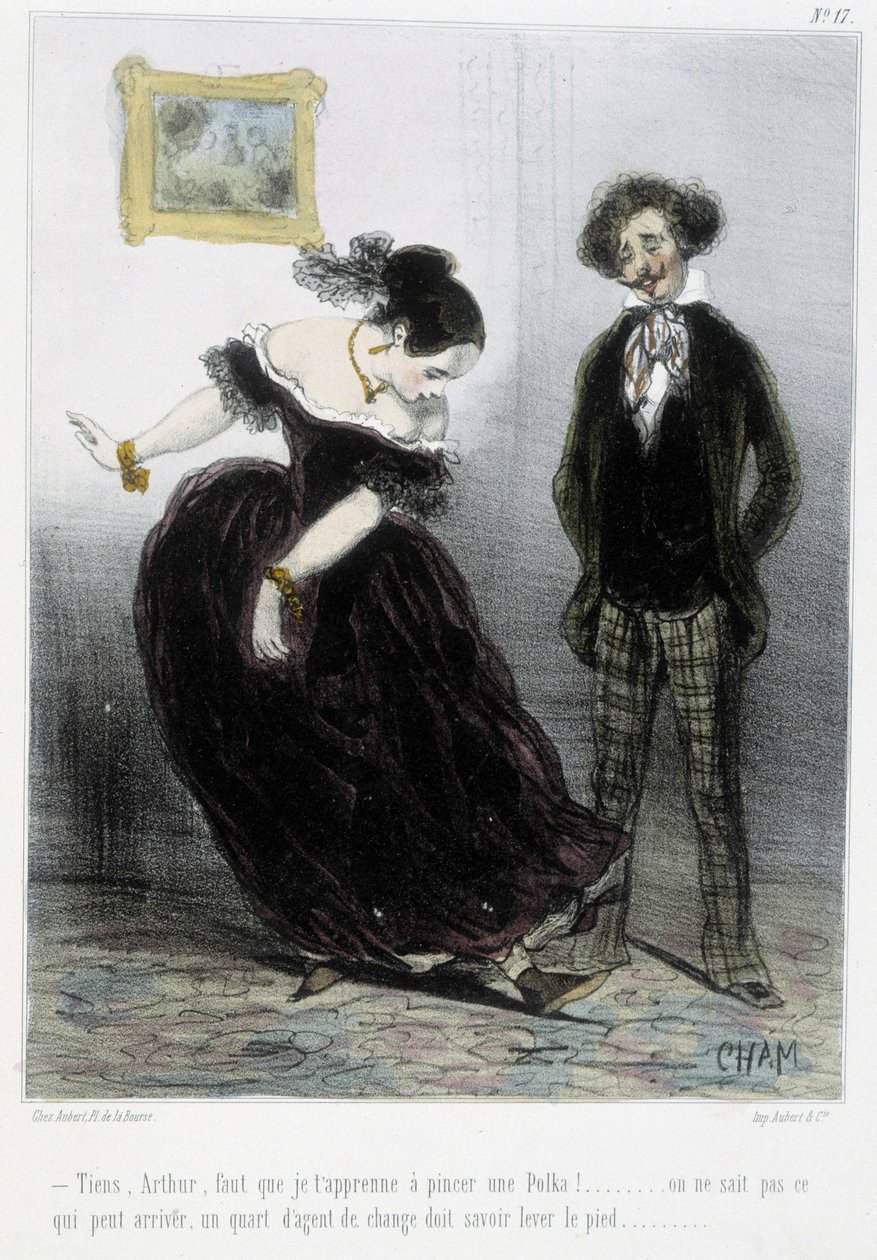 Karikatur - i "" Madeleines"" av Cham, v.1870-1880 av Amédée de Noé