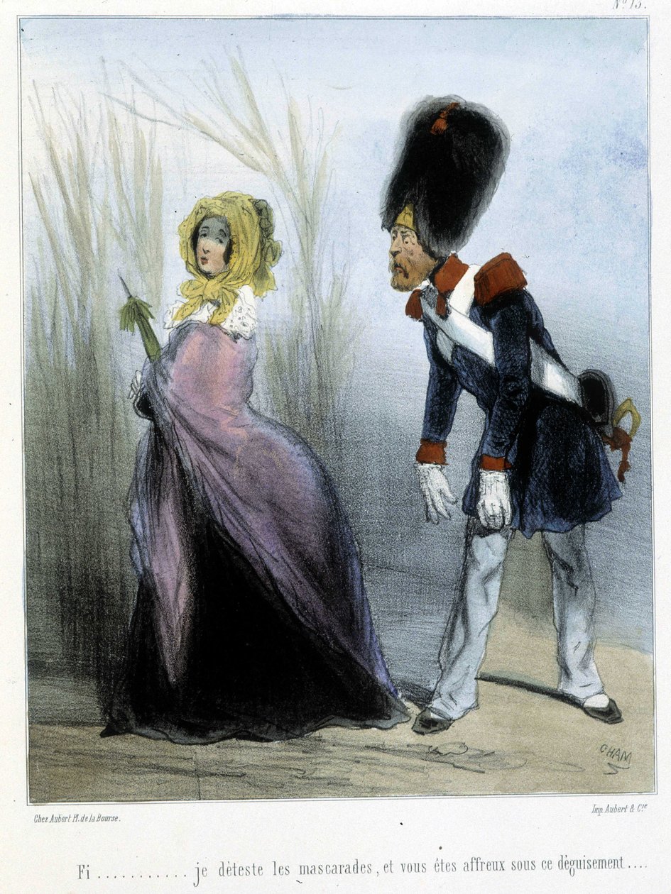Karikatur - i "" Madeleines"" av Cham, v.1870-1880 av Amédée de Noé