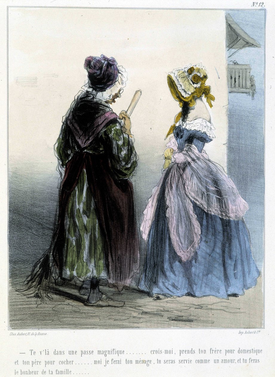 Karikatur - i "" Madeleines"" av Cham, v.1870-1880 av Amédée de Noé