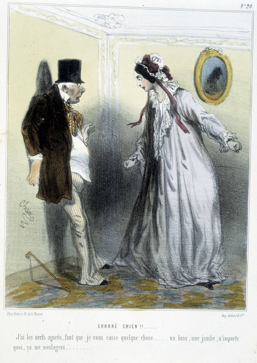 Crrré chien! - i “” Madeleines ”” av Cham, v.1870-1880 av Amédée de Noé