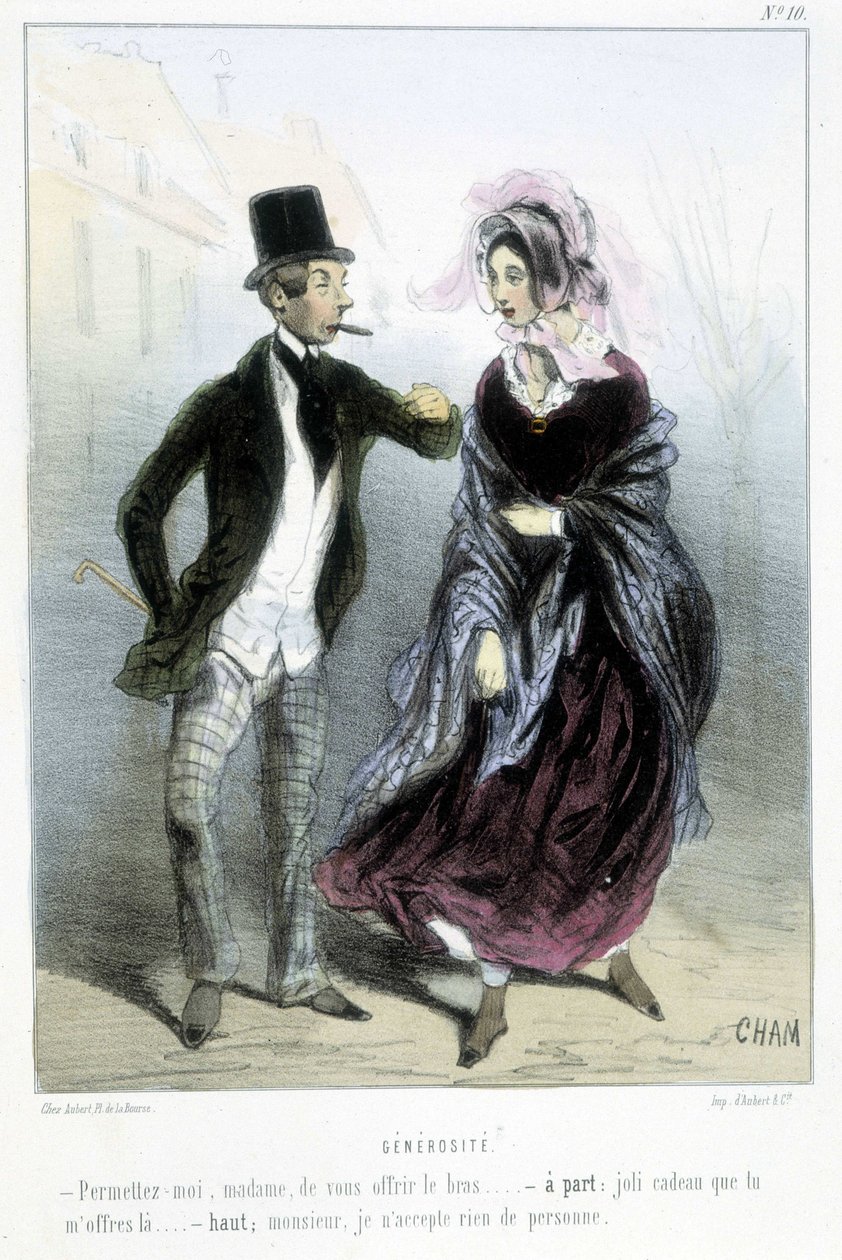 Raushet - i "" Madeleines"" av Cham, v.1870-1880 av Amédée de Noé