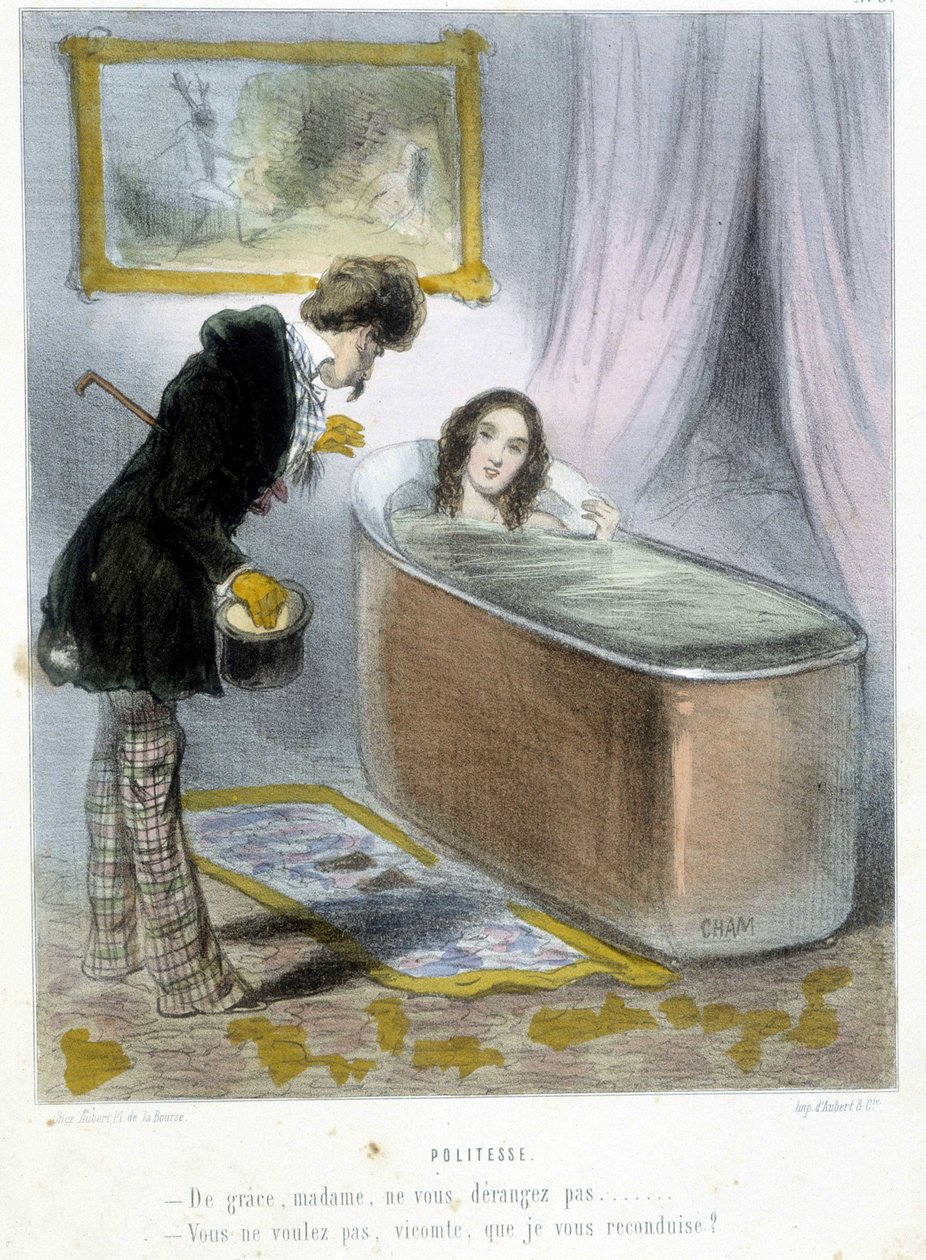Politesse - i "" Madeleines"" av Cham, v.1870-1880 av Amédée de Noé