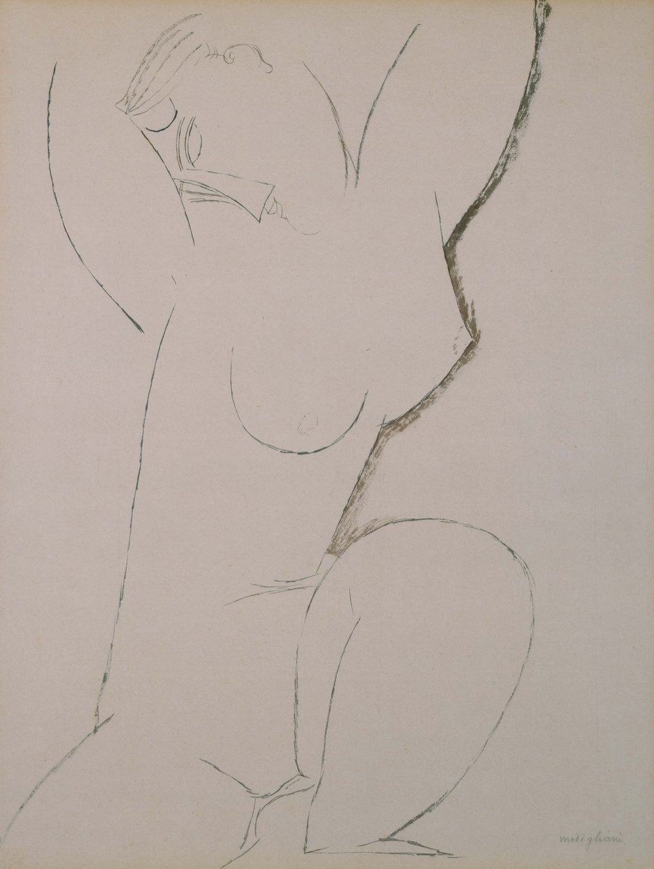 Karyatid av Amedeo Modigliani