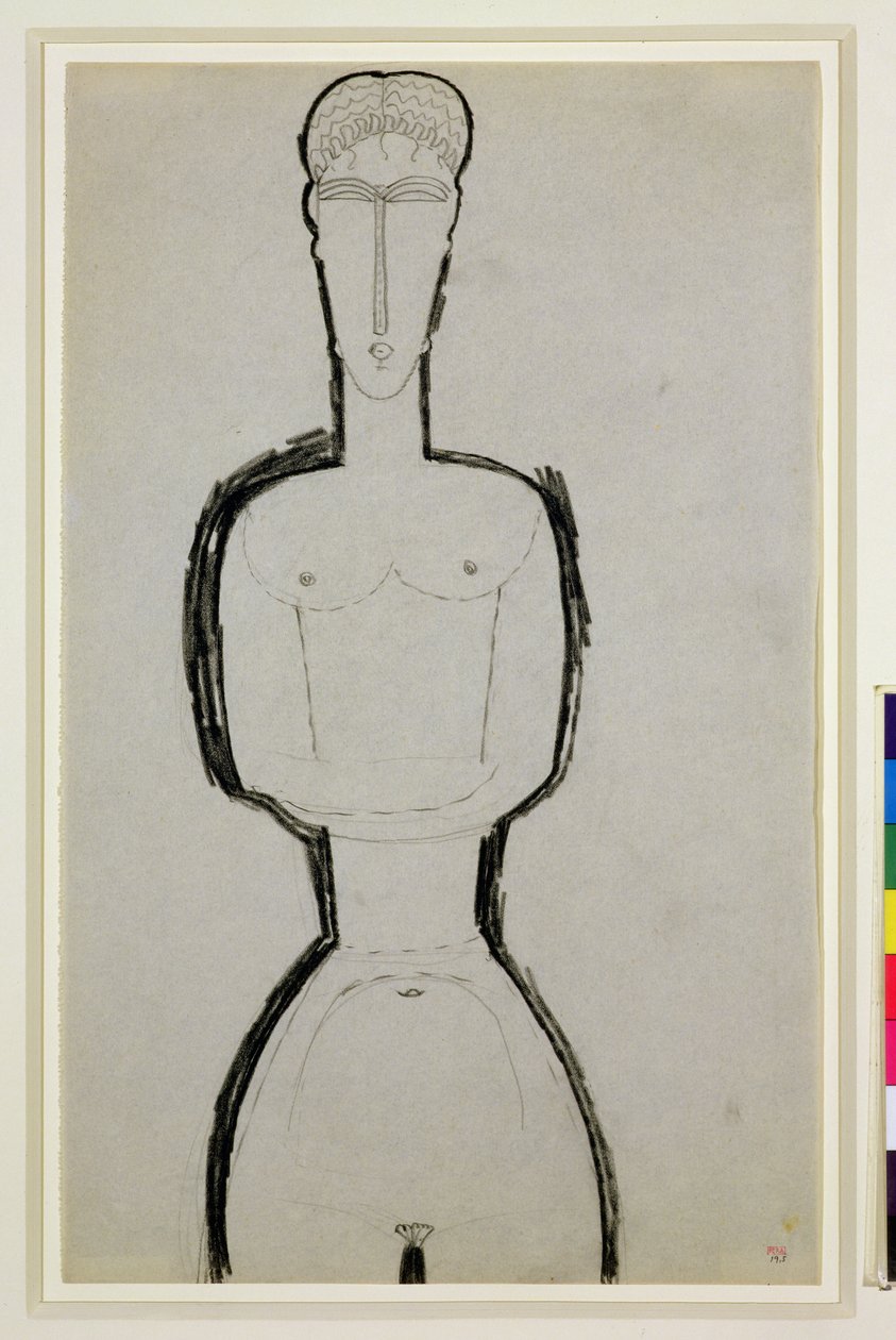 Naken kvinne av Amedeo Modigliani