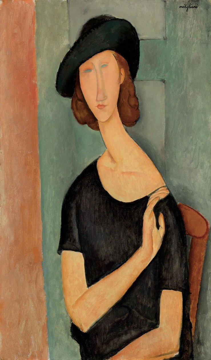 Portrett av Jeanne Hébuterne av Amedeo Modigliani