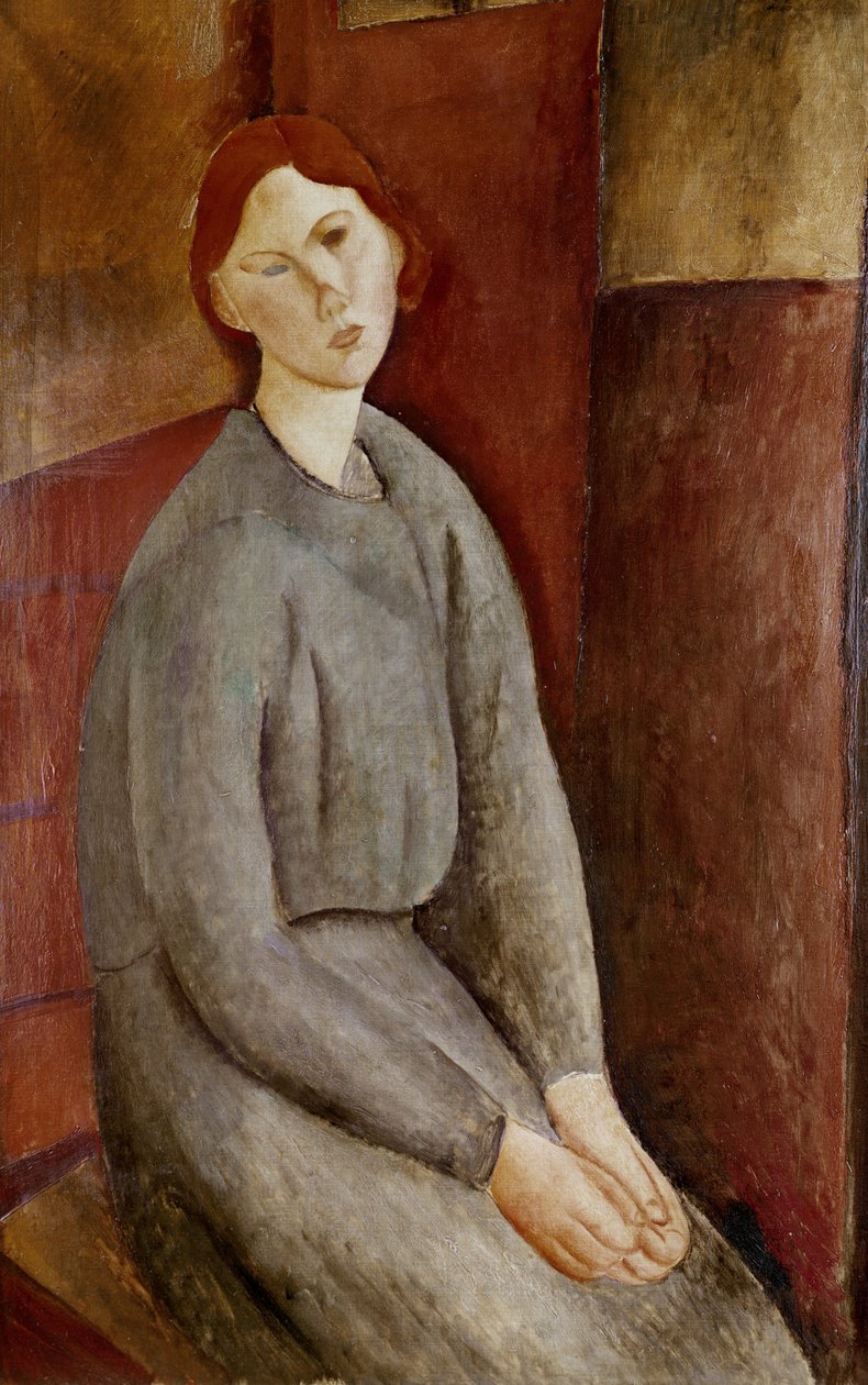 Portrett av Annie Bjarne, 1919 av Amedeo Modigliani